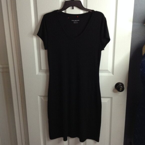 NWOT Marc New York Andrew Marc, "M" Long BodyCon dress; A-Line, Pockets, sexy - Picture 1 of 5
